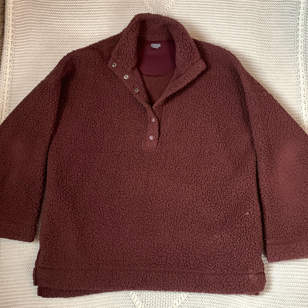 Aerie Oversized Fuzzy Sweatshirt